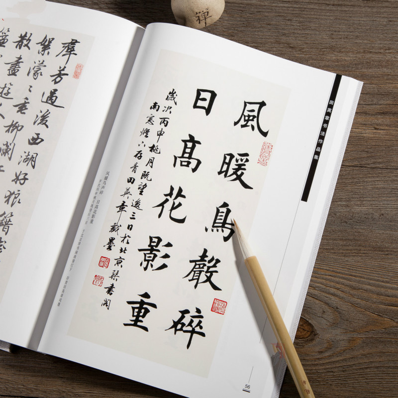 Chinese Calligraphy Practice Book - Ouyang xun escova caligrafia copybook tian