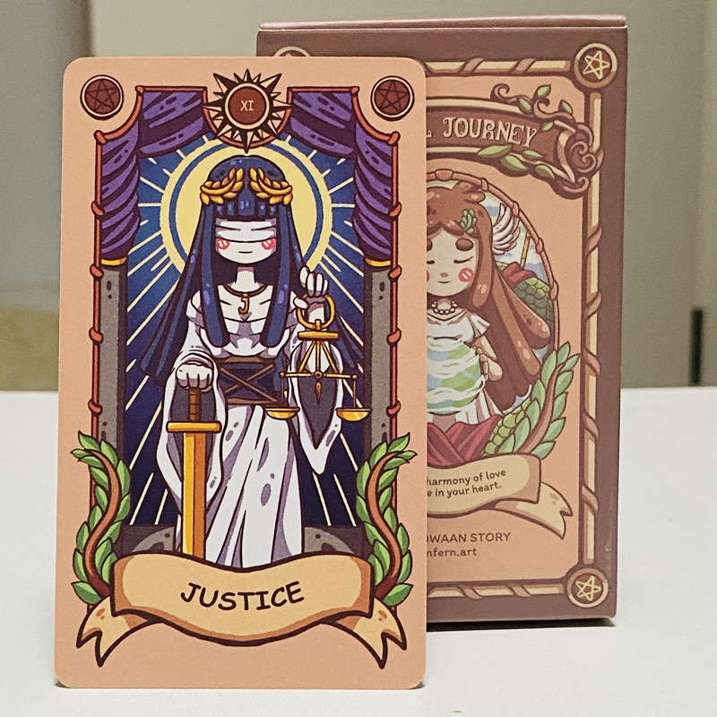 Tarot Deck With Guidebook - Cartas de tarô de viagem alegre