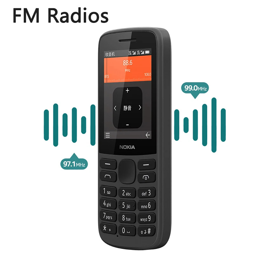 Music - Nokia 215 2020 4G Telefone de