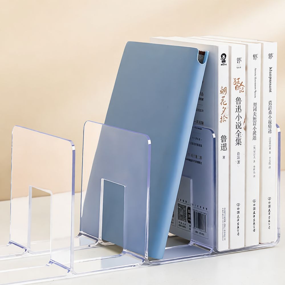 Organizador de mesa em acrílic - Clear Acrylic Book Stand Holder avaliação e preço