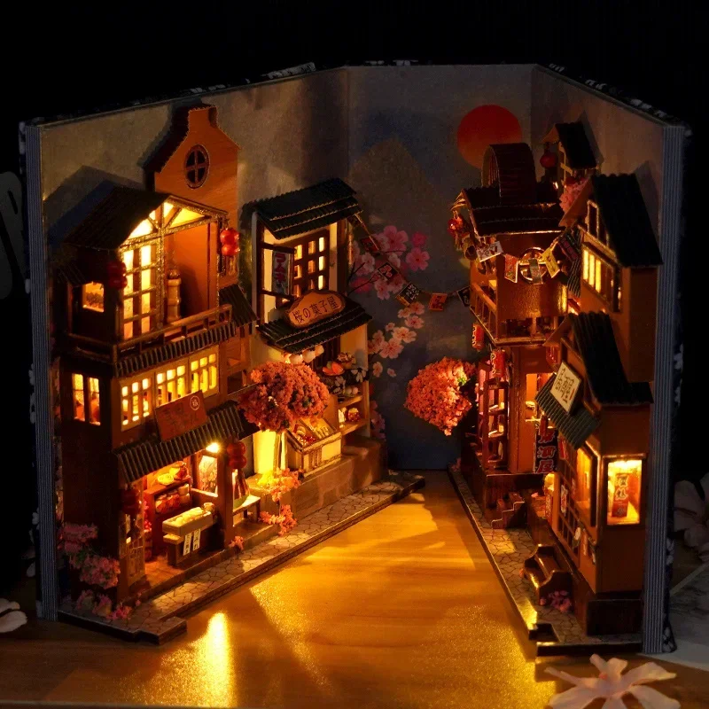 Kit de Montagem DIY para Estan - Diy Wooden Book Nook Kit Shelf Insert avaliação e preço