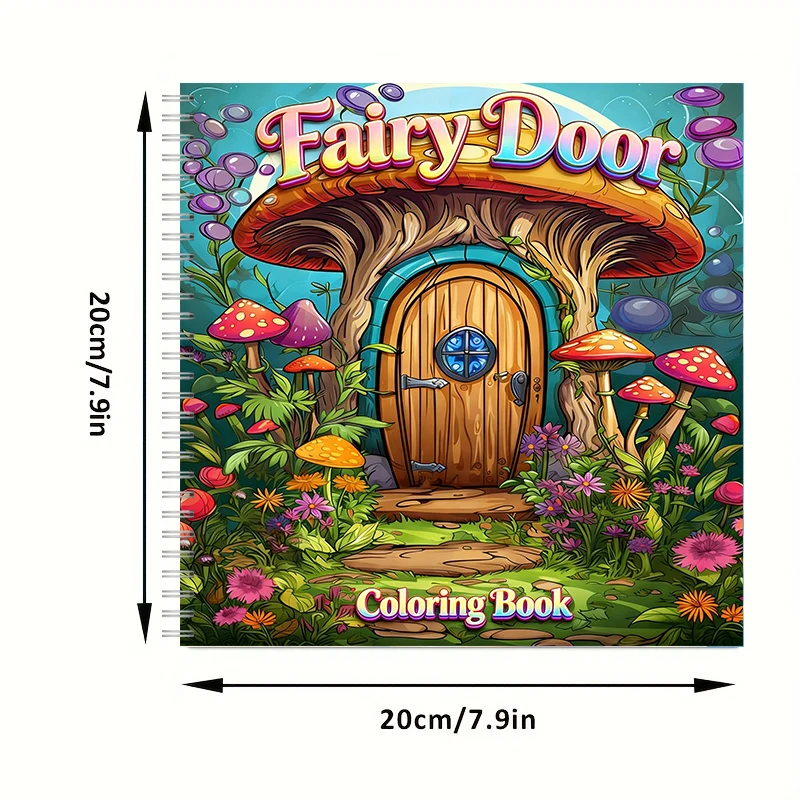 Livro de Colorir Porta da Fada - Adult Coloring Book Stress Relief avaliação e preço